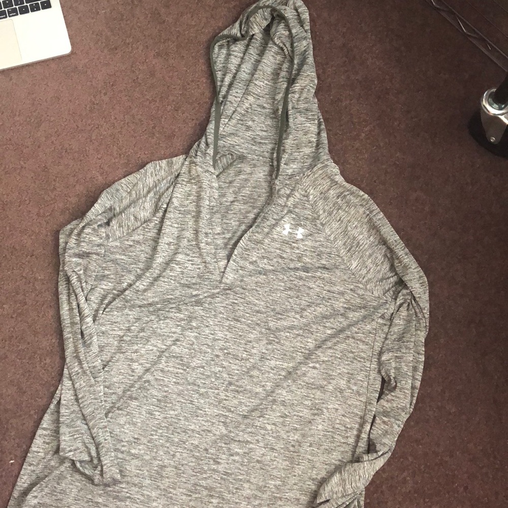 Heathered Green UA hoodie jacket